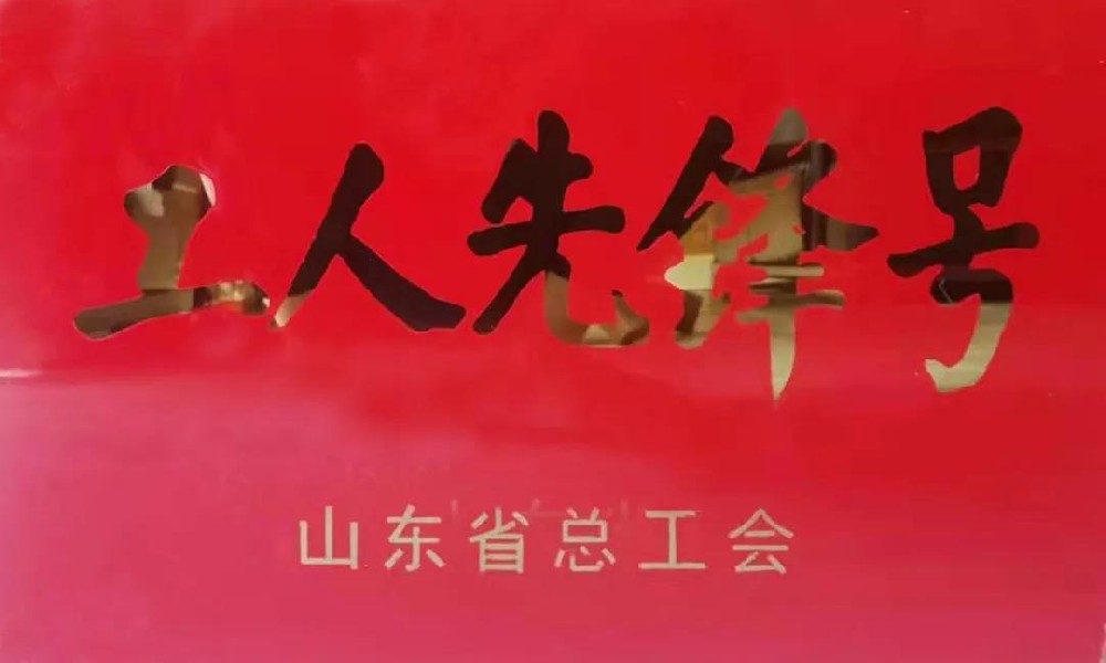 山東新泰秋實節能科技有限公司榮獲山東省“工人先鋒號”稱號